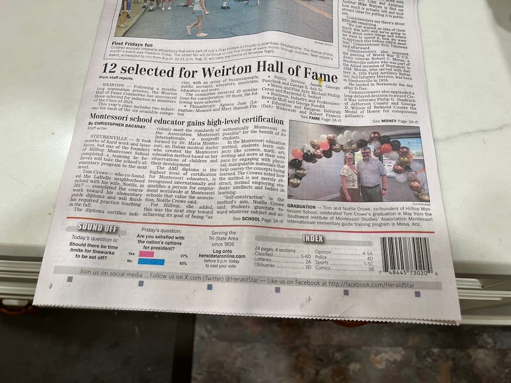HMS in the Herald Star HMS in the Herald Star