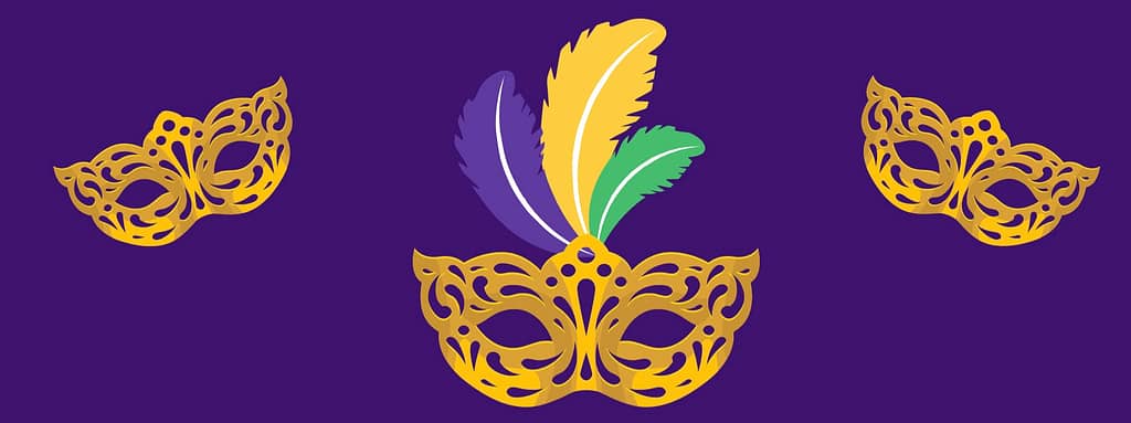 Mardi Gras Masks Header 2023