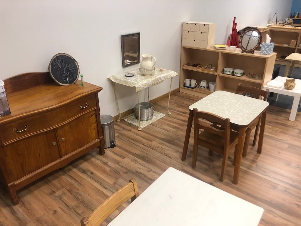 Snack Area and Hand Washing