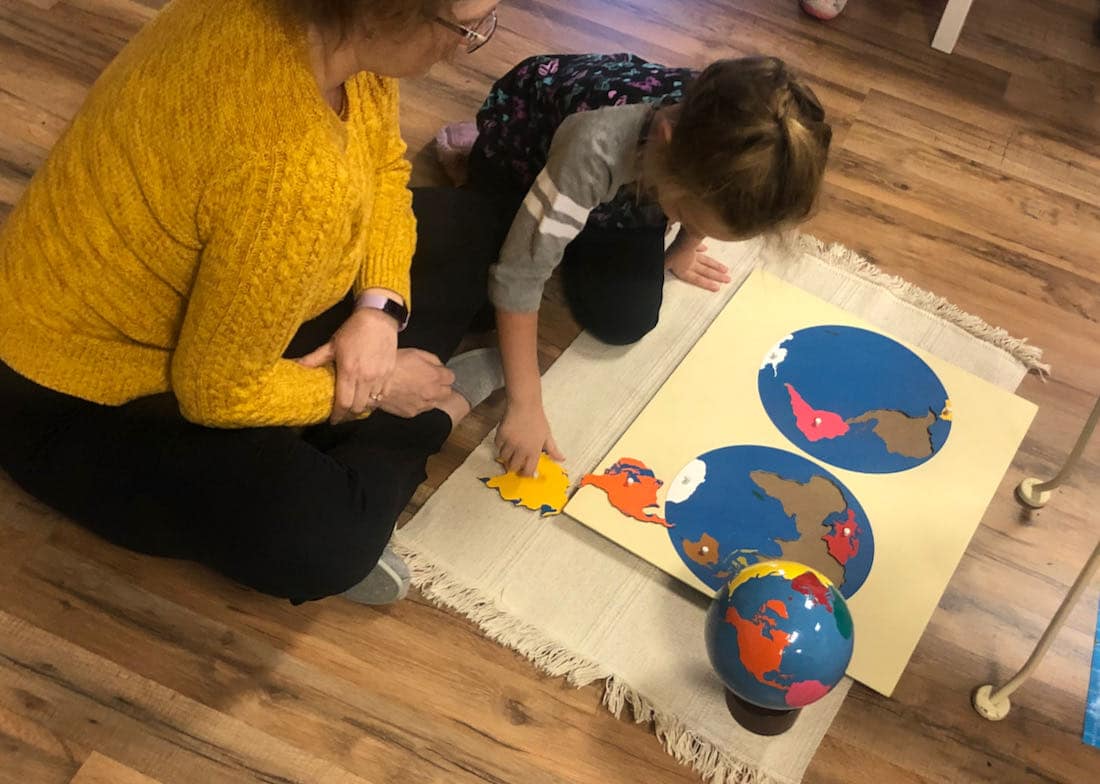 The Continents Puzzle and Globe