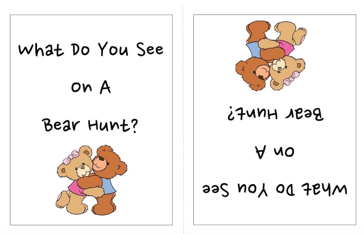 Bear Hunt booklet image Bear Hunt booklet image