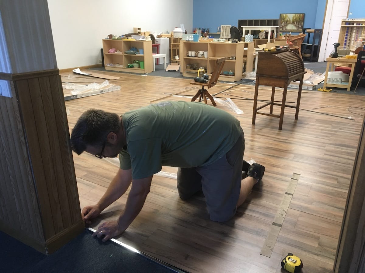 Installing Final Floor Transition