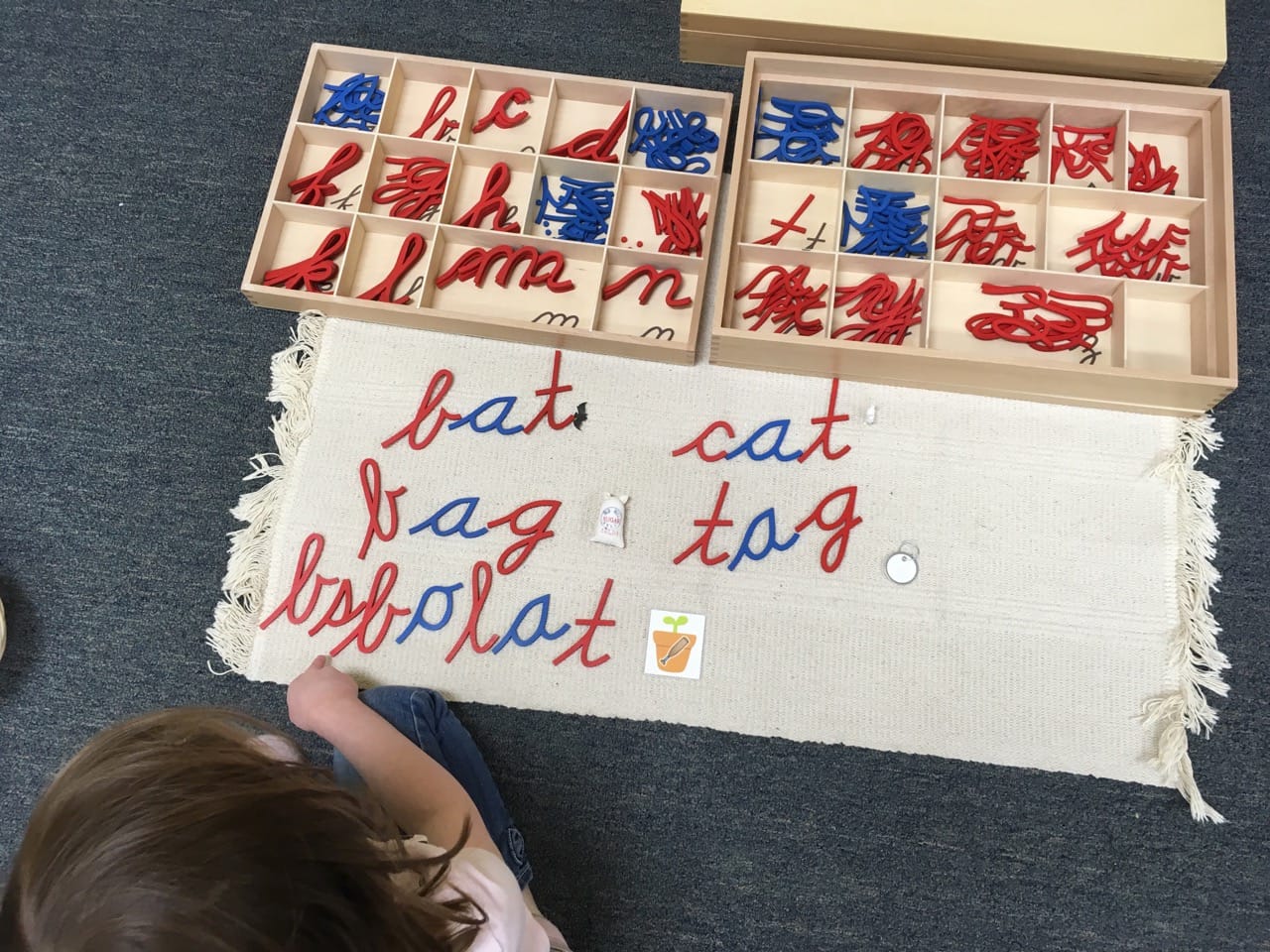 Spelling with the Moveable Alphabet