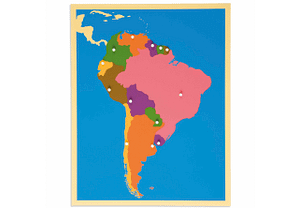 Puzzle Map: South America