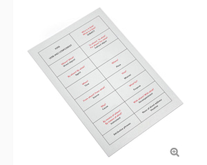 Sentence Analysis Working Chart