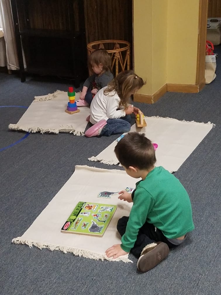 Four Children At Work