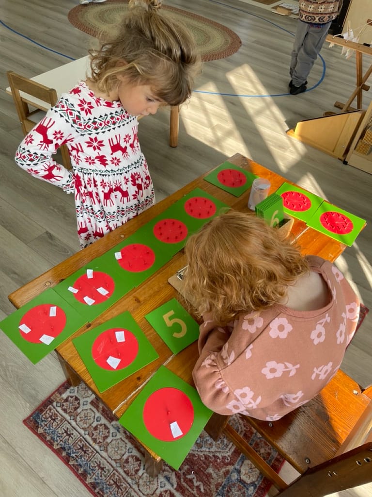 Fractions Work | Hilltop Montessori School