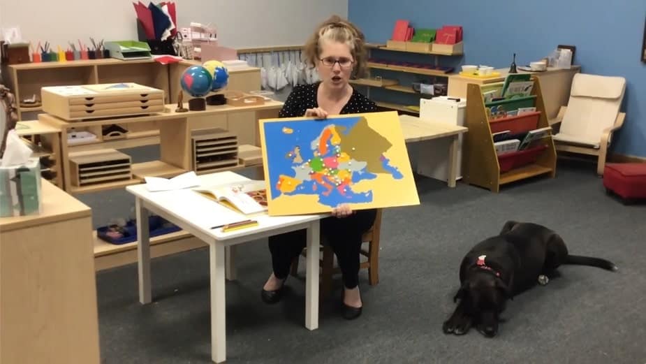 Noelle Doing Art Lesson from Russia Noelle Doing Art Lesson from Russia