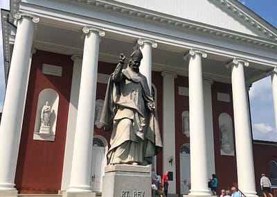 Bishop Flaget Statue at St Joseph