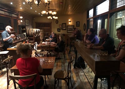 Tasting at Evan Williams