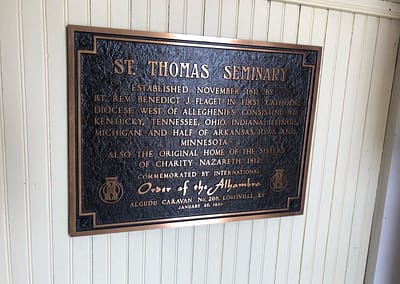 St. Thomas Seminary Plaque
