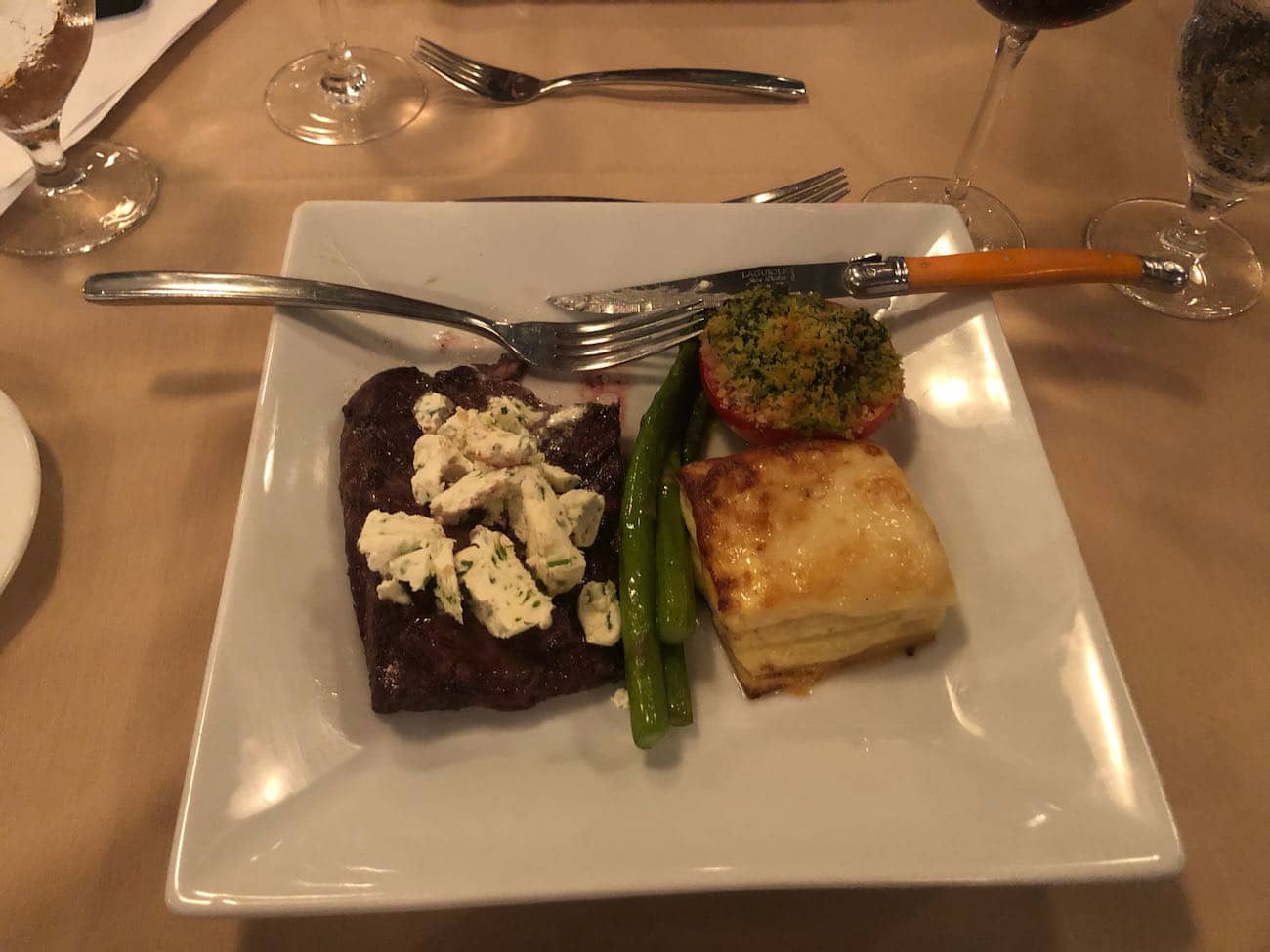 Steak Dinner at Brasserie Provence