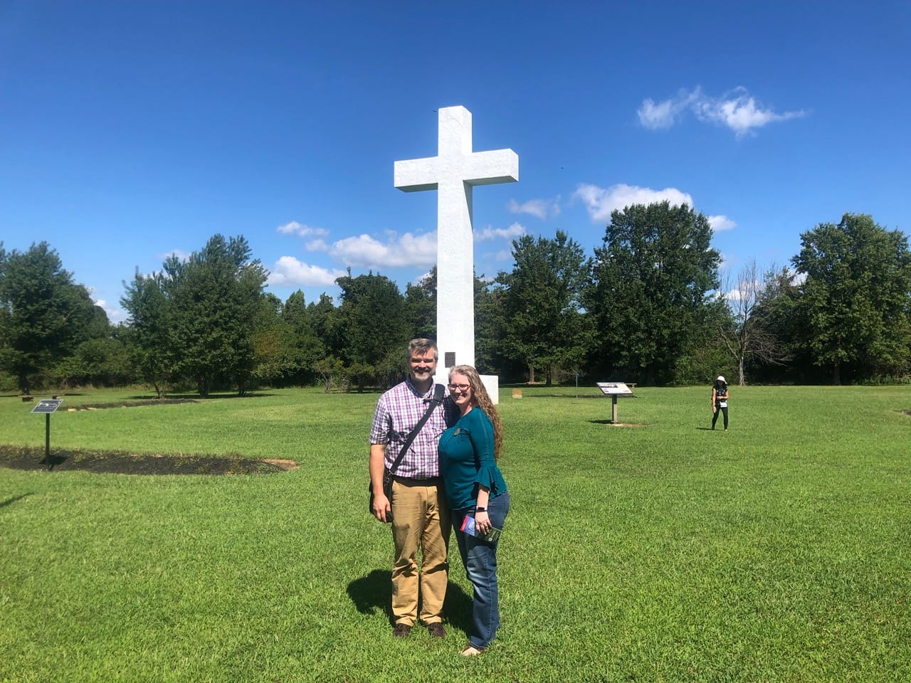 Tom and Noelle on St. Clement Island Tom and Noelle on St. Clement Island