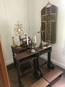 Sacred Items in St. Thomas Seminary Building