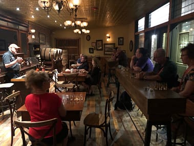 Tasting at Evan Williams