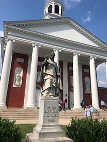 Bishop Flaget Statue at St Joseph