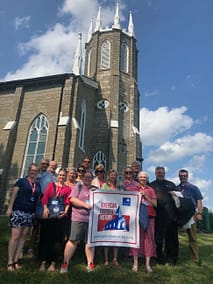 Group Out In Front of St. Rose