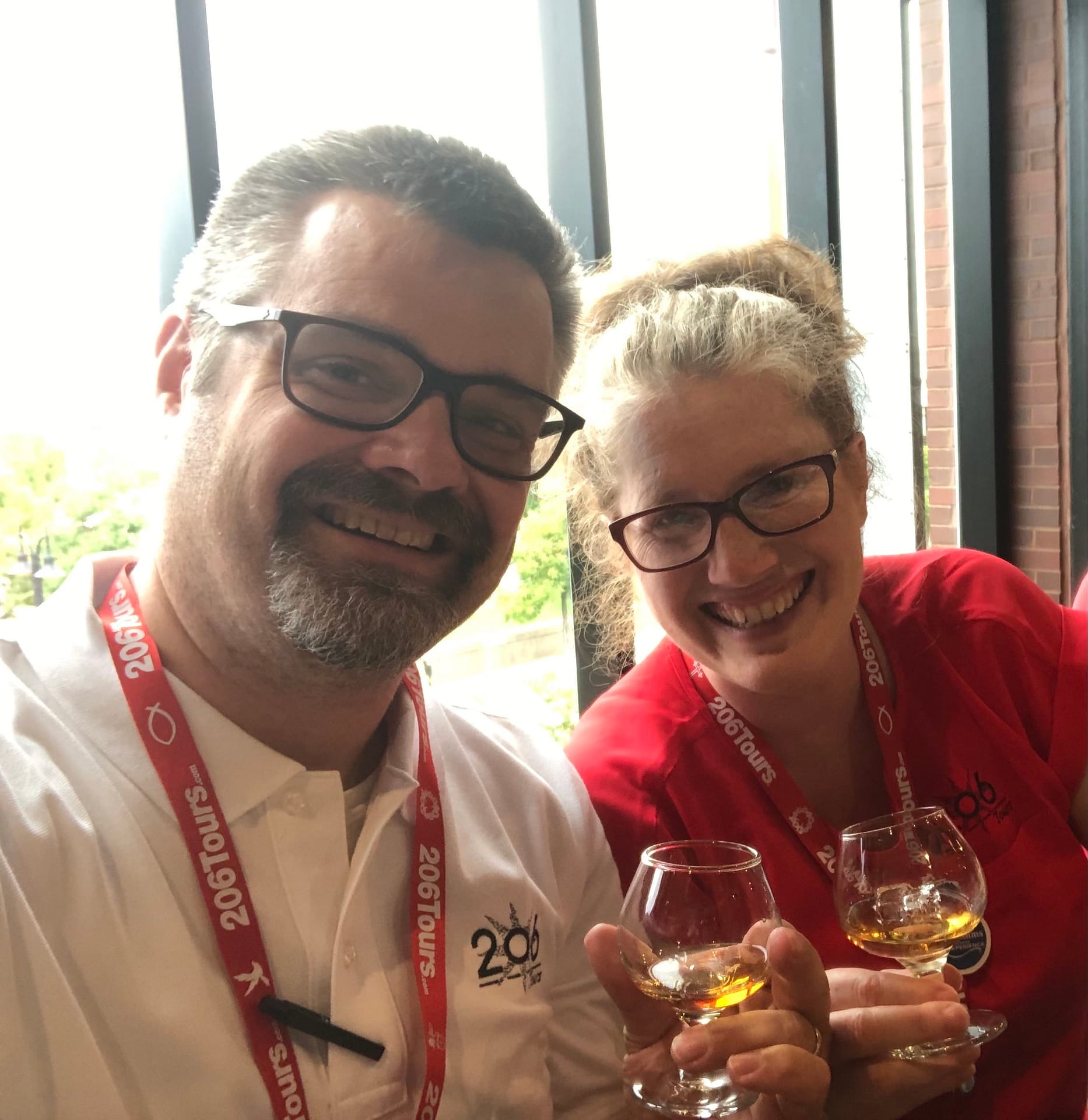 Tom and Noelle at Angel's Envy Tom and Noelle at Angel's Envy