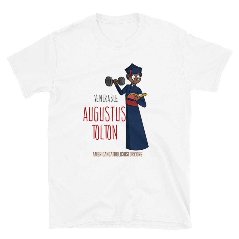 unisex-basic-softstyle-t-shirt-white-front-64c72f5731726jpg - American Catholic History