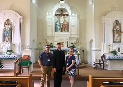 Inside Holy Cross with Father Goodin