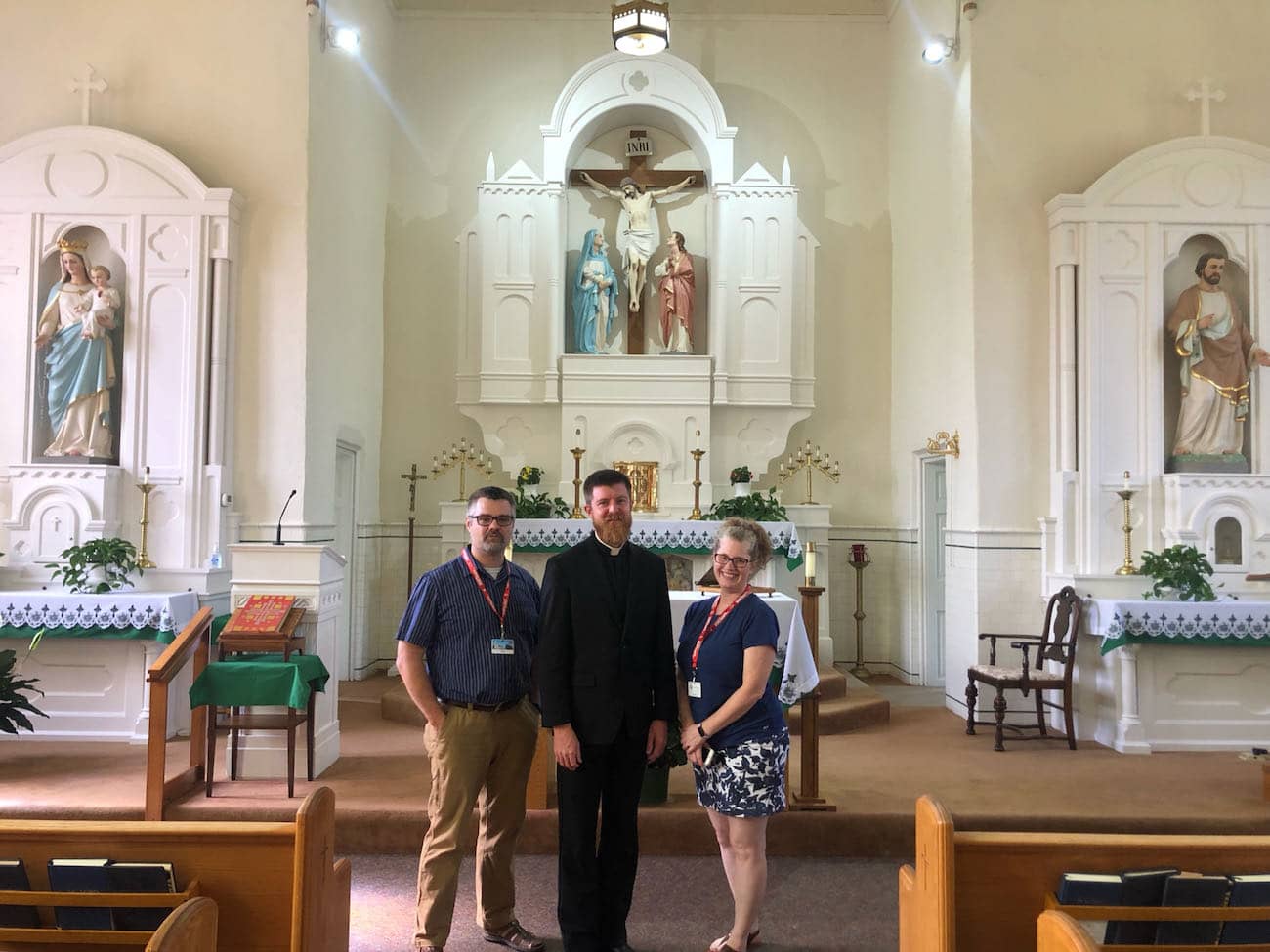 Inside Holy Cross with Father Goodin