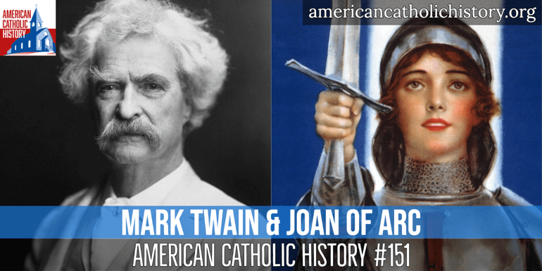 Mark Twain and Joan of Arc header